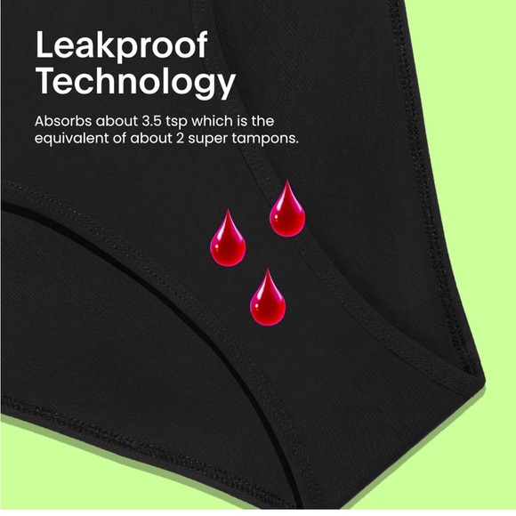 Kt by Knixwear Teen Period-Proof Swim Bikini Bottoms NWT - Picture 5 of 9